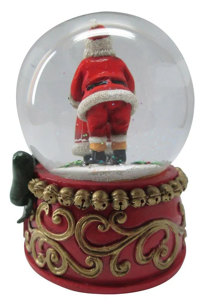 100MM Musical Mr. and Mrs. Claus Water Globe