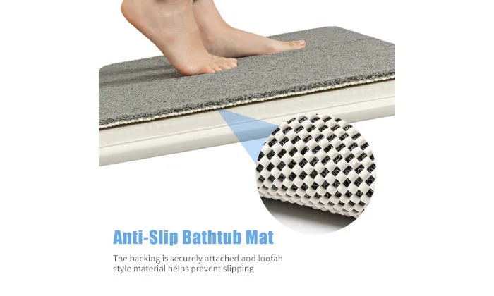 24 x 16 Inch Anti-Slip Shower Mat