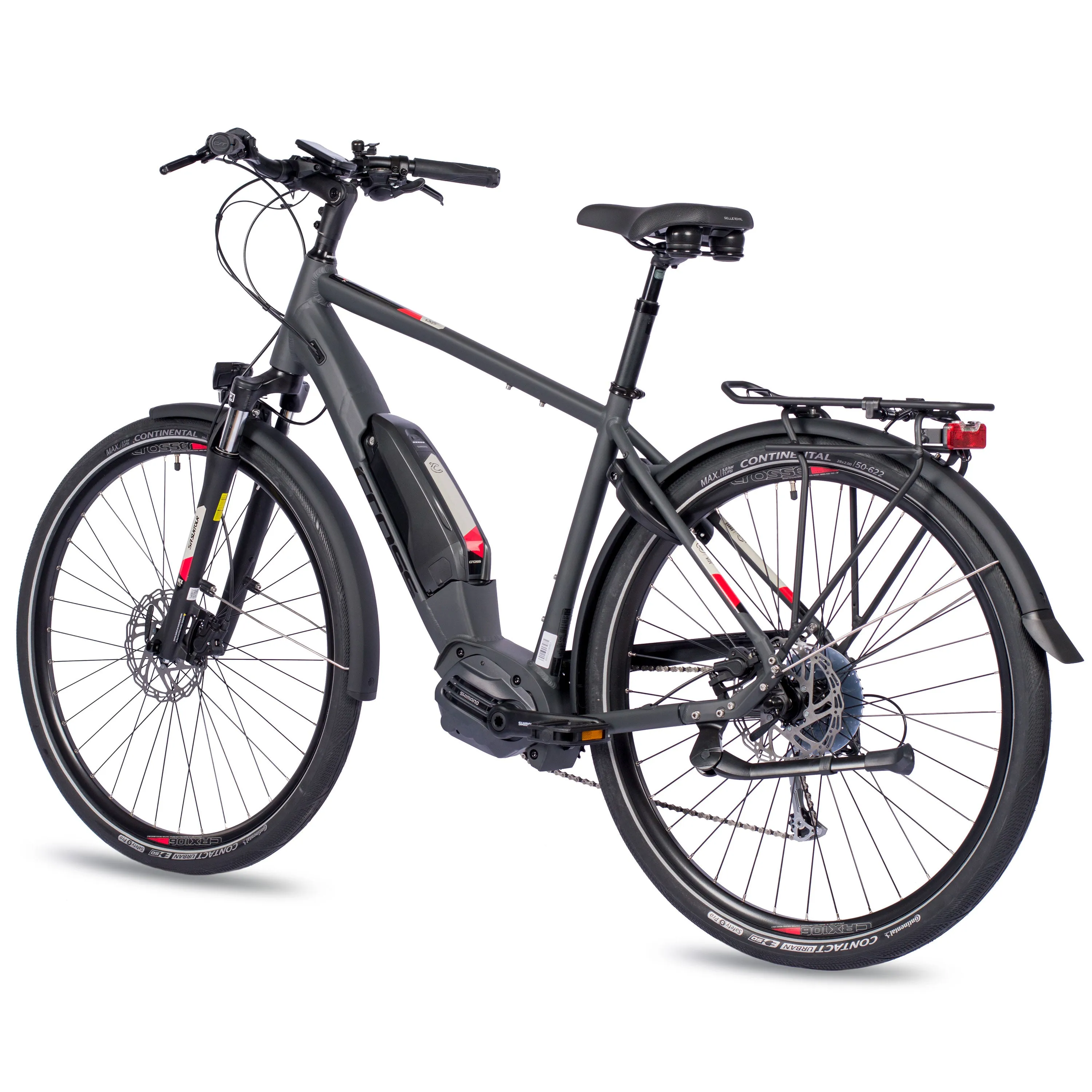 28 Zoll E-Bike Herren Trekking Fahrrad X-Tron SR1 SHIMANO STеPS E-6100 504Wh 9 GANG SHIMANO ALIVIO