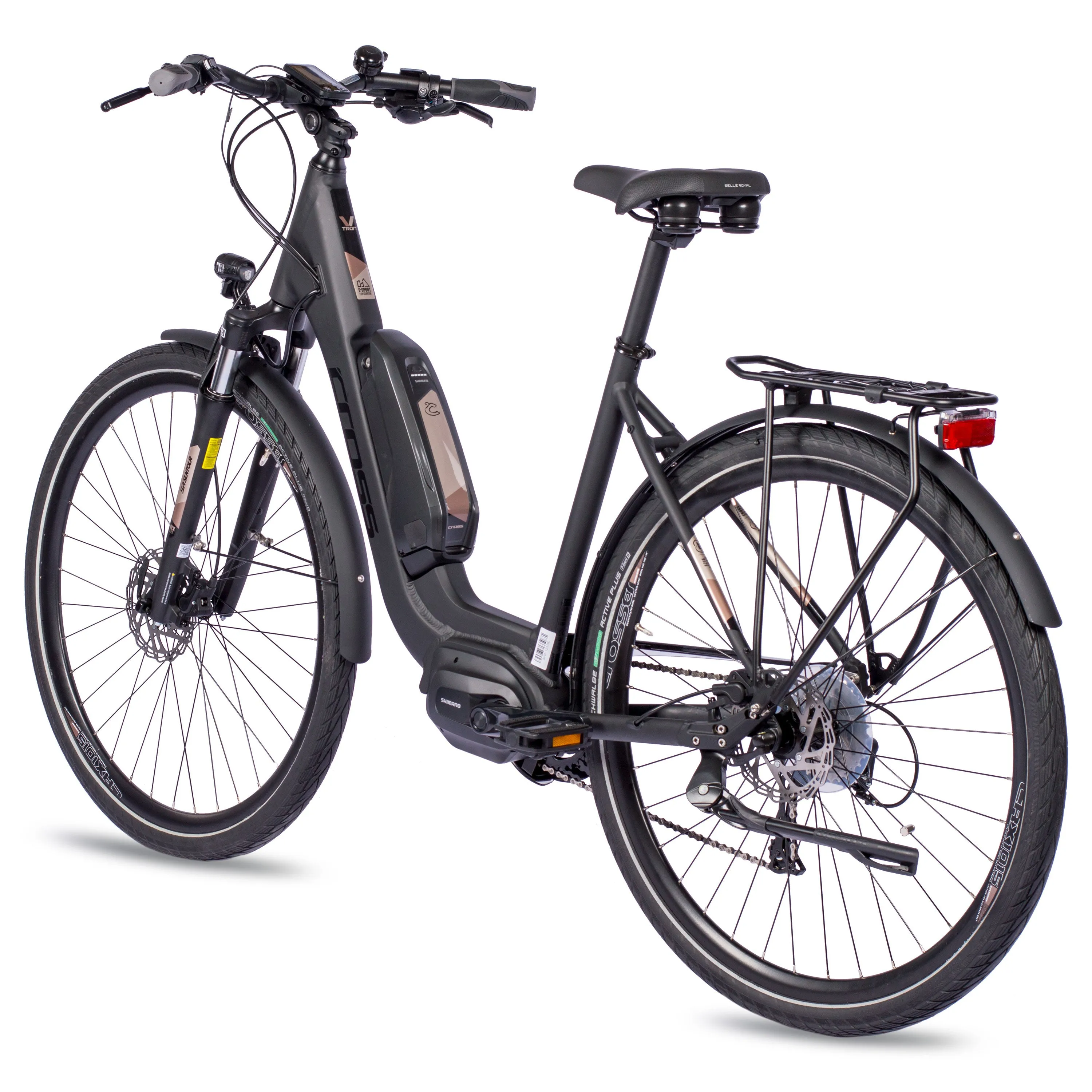 28 Zoll E-Bike Trekking Fahrrad LS WAVE V-TRON SHIMANO STеPS E-5000 418 Wh 9 GANG SHIMANO RD-T3000SGS