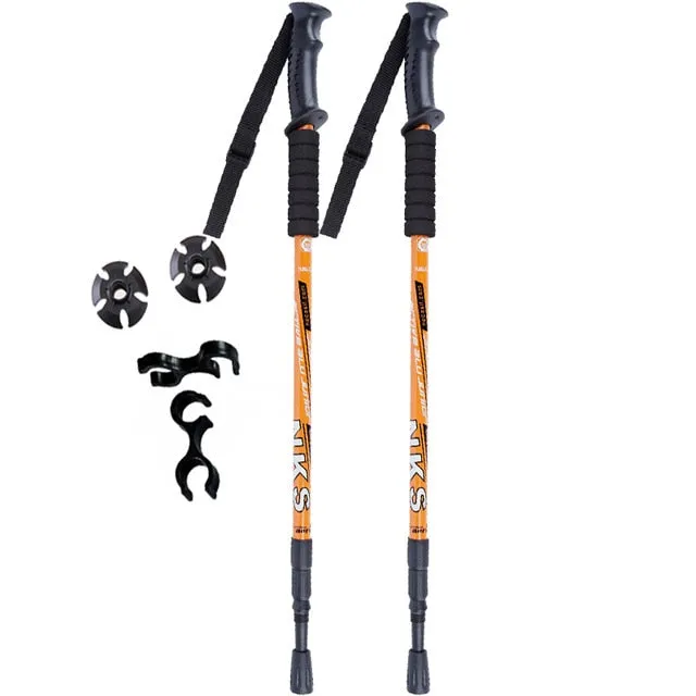 2Pcs/lot Anti Shock Nordic Walking Sticks