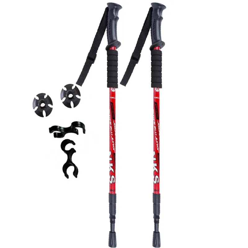 2Pcs/lot Anti Shock Nordic Walking Sticks