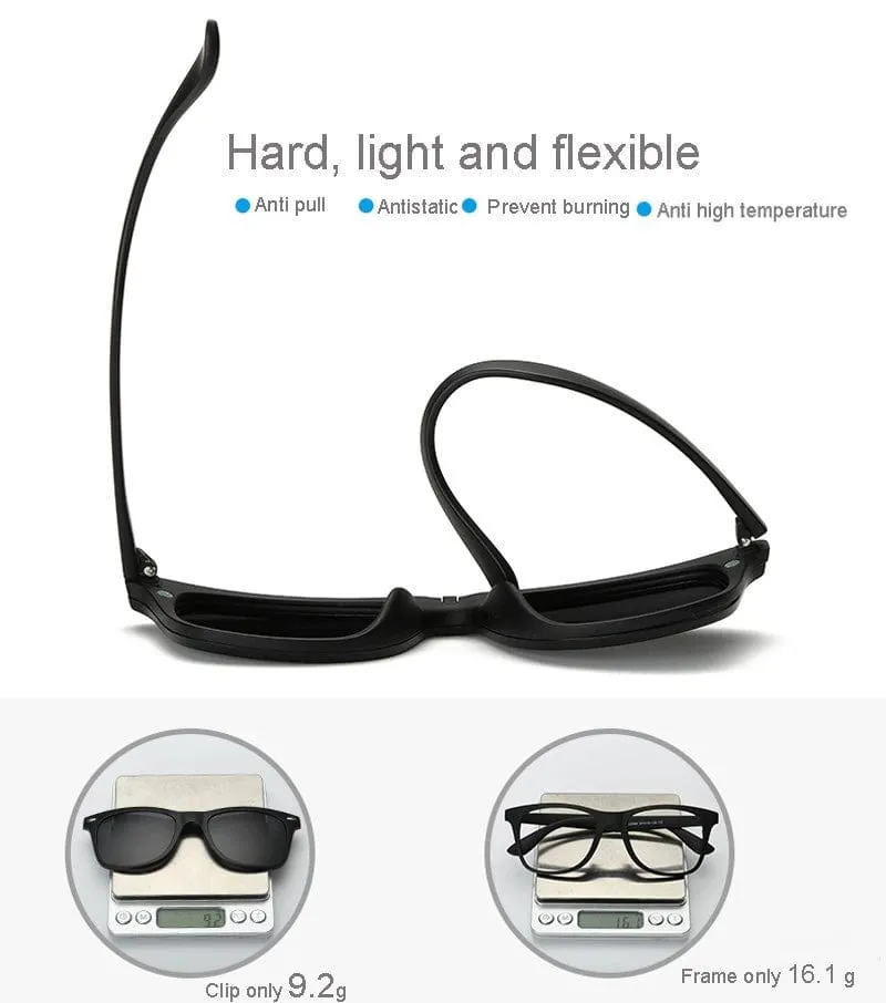 5-in-1 Magnetic Polarized Sunglasses