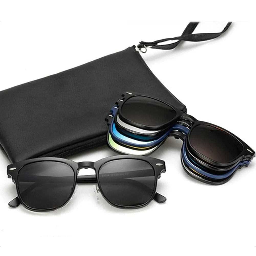 5-in-1 Magnetic Polarized Sunglasses