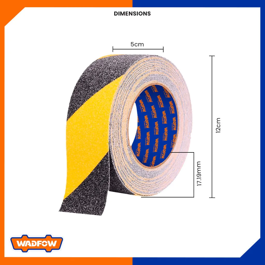 5 Meter x 50mm PVC Anti-Slip Warning Tape WVA3560