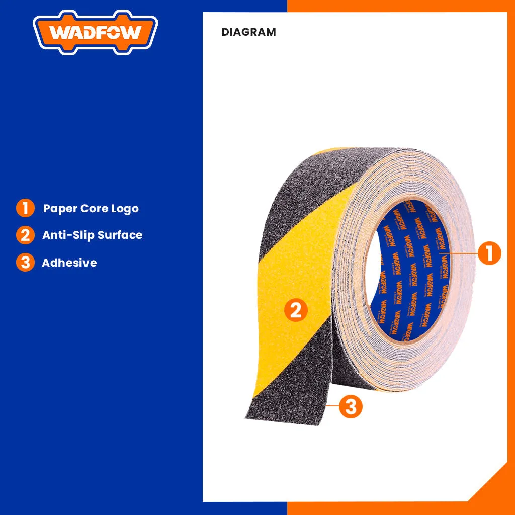 5 Meter x 50mm PVC Anti-Slip Warning Tape WVA3560