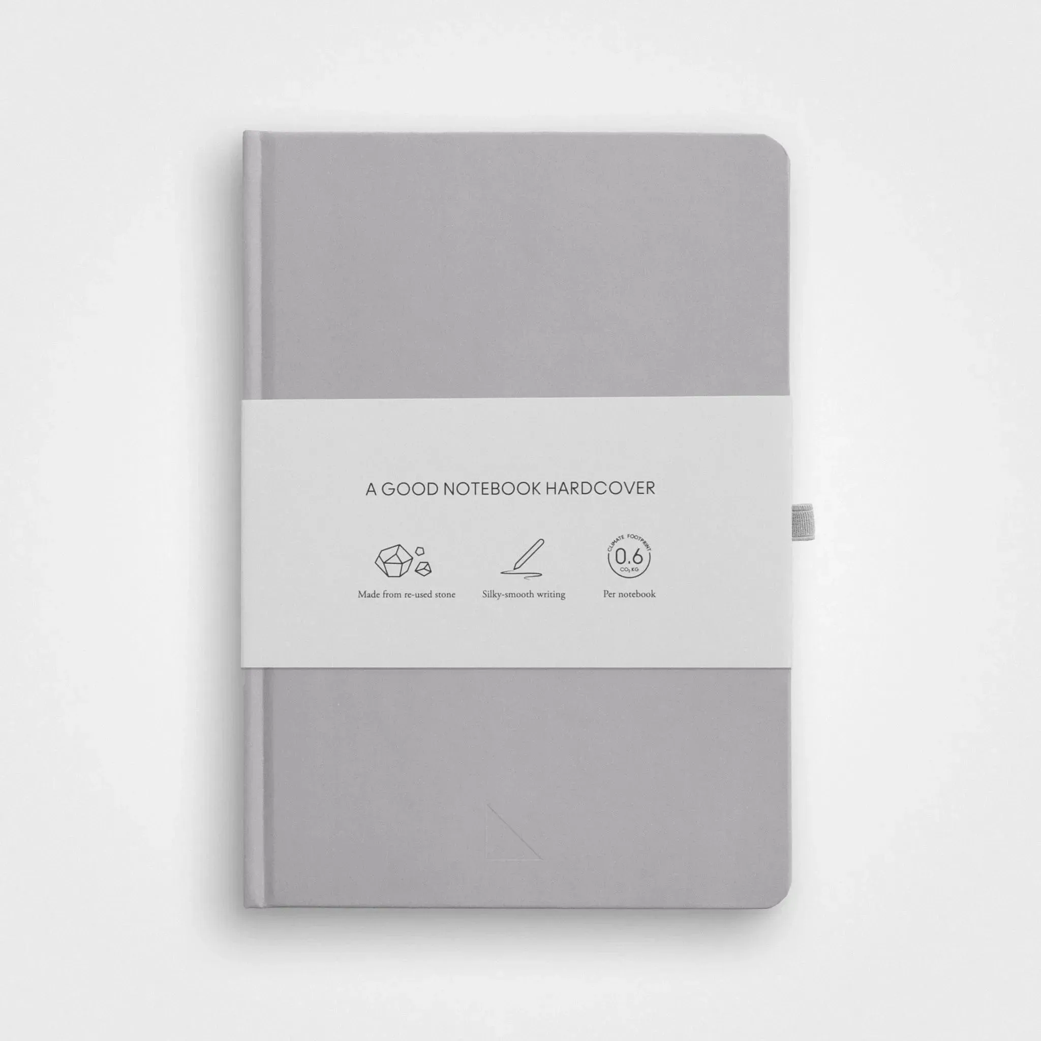 6 Pack Stone Paper Notebook Set︱A5 Hardcover, Stone grey