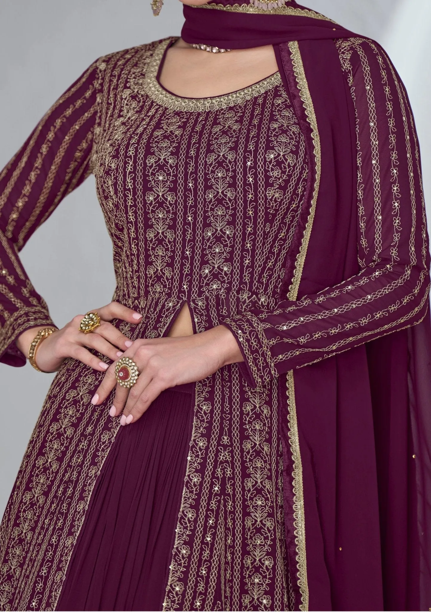 Aashirwad Sabina Party Wear Anarkali Suit