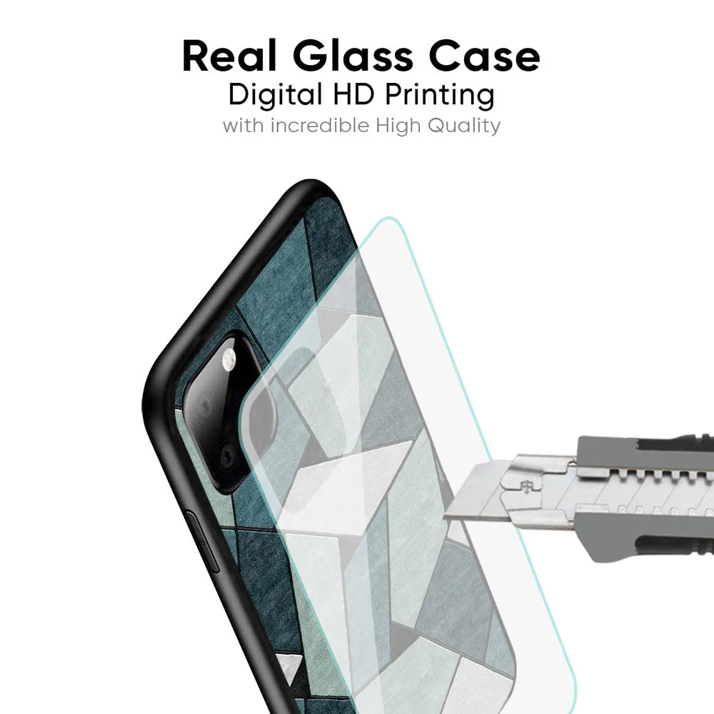 Abstact Tiles Glass Case for iPhone 14 Pro