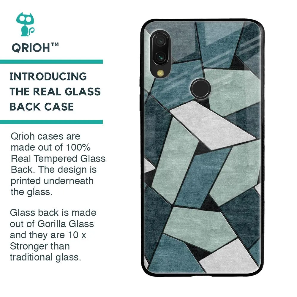 Abstact Tiles Glass Case for Xiaomi Redmi Note 7 Pro