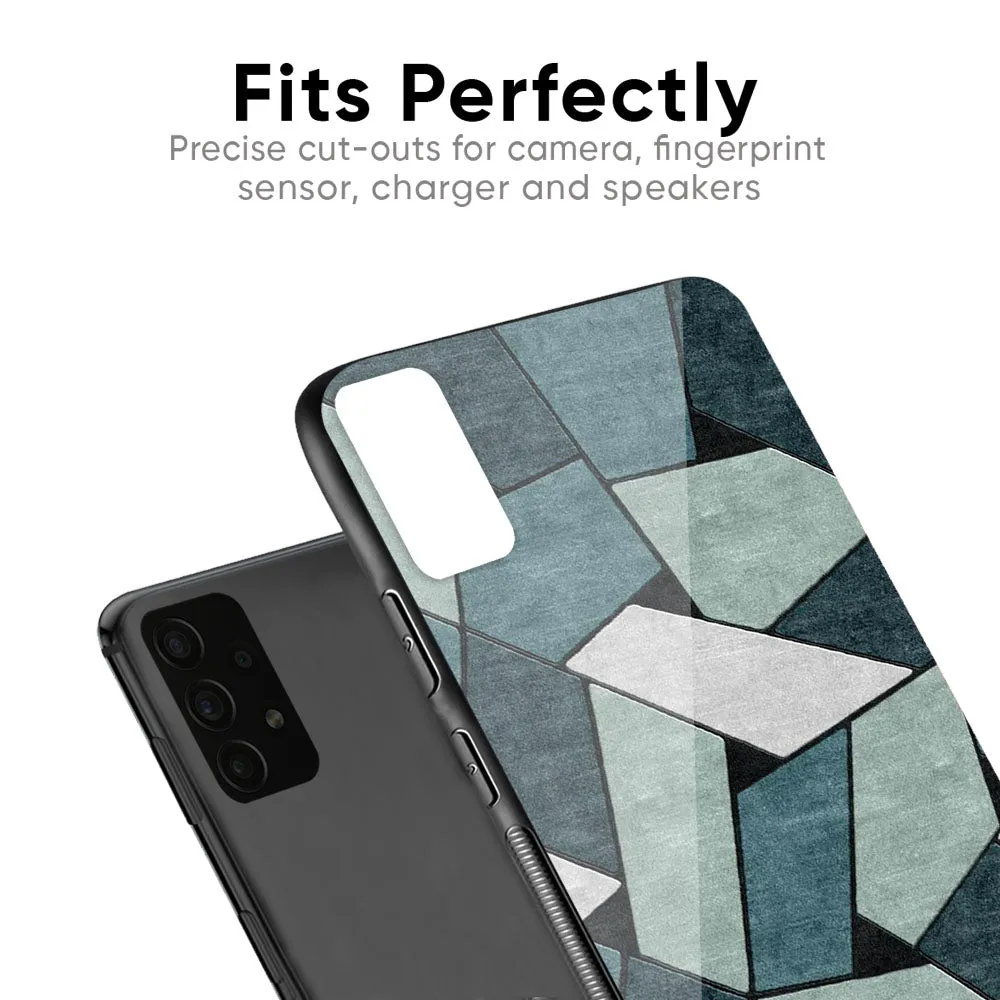 Abstact Tiles Glass Case for Xiaomi Redmi Note 7 Pro