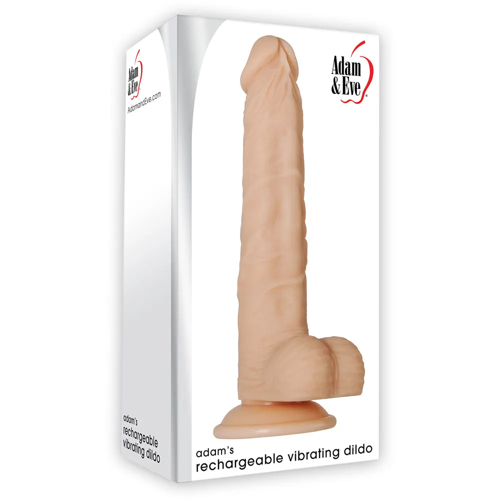 Adam & Eve Adam's Rechargeable Realistic Vibrating Dildo