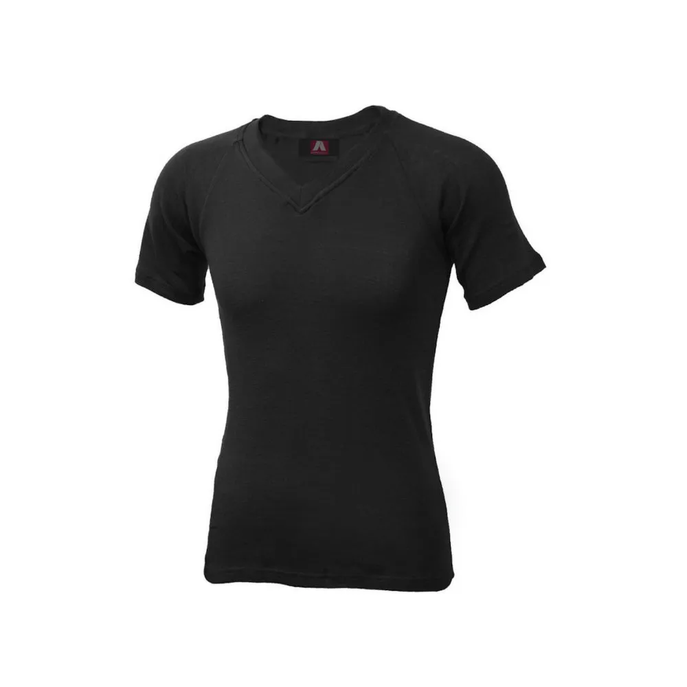 Adventureline Thermo Polyester Viscose Unisex Short Sleeve Vee Neck Tee