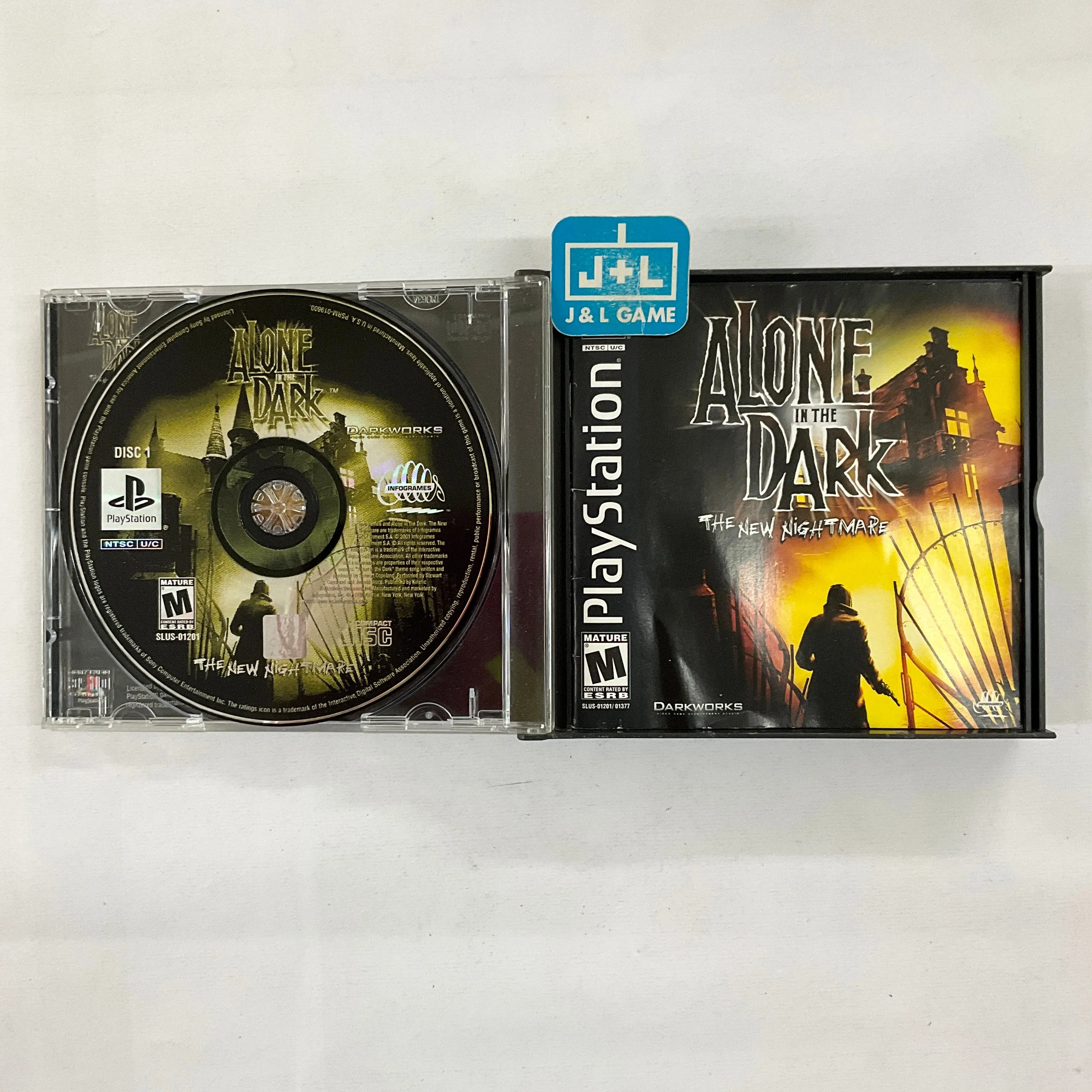 Alone in the Dark: The New Nightmare - (PS1) PlayStation 1 [Pre-Owned]