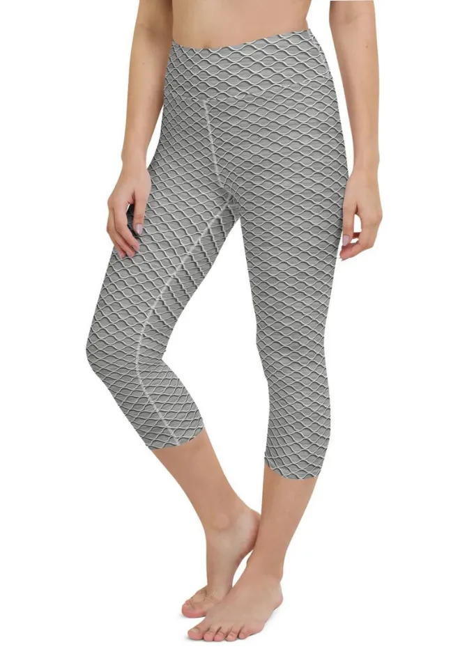 Anti Cellulite Pattern Yoga Capris