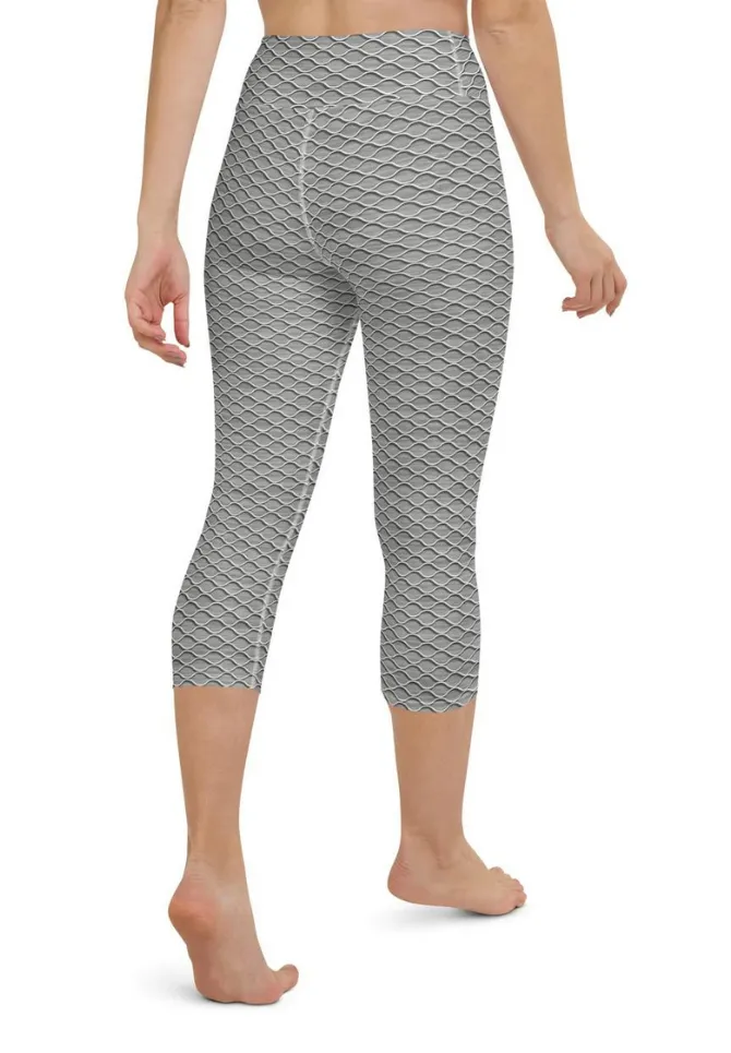 Anti Cellulite Pattern Yoga Capris