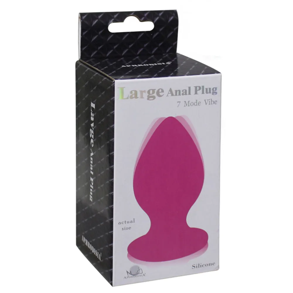 Aphrodisia 7 Mode Vibrating Anal Plug - Large