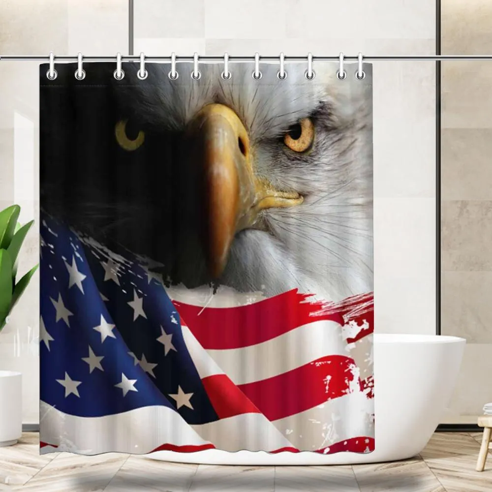 Bald Eagle Shower Curtain 66"x72"