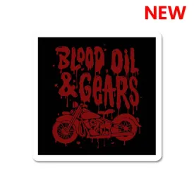 Blood Oil & Gears Sticker