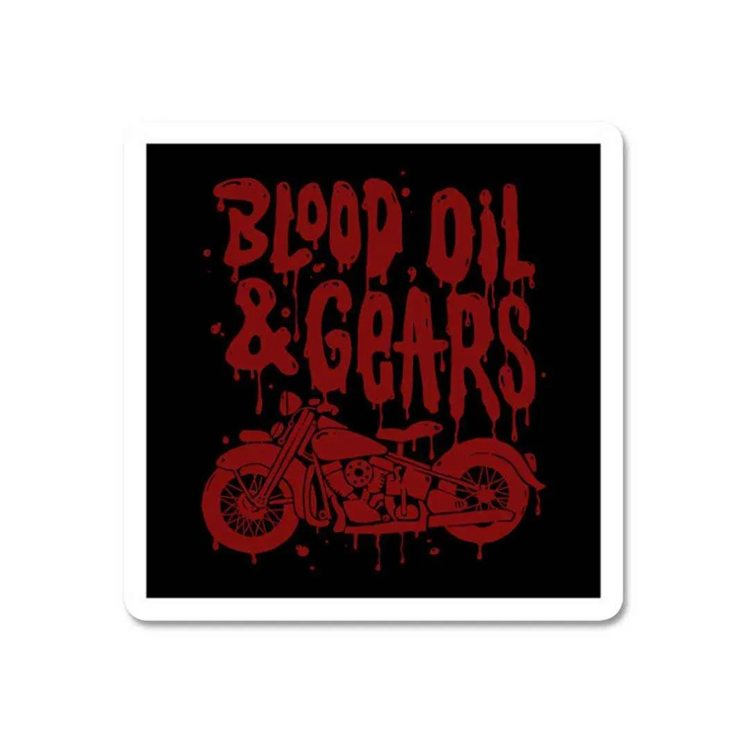 Blood Oil & Gears Sticker