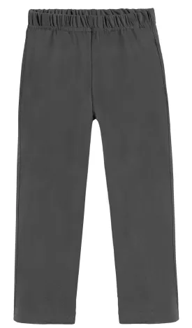 Boys Soft Cotton Athletic Pants - UPF 50  | Charcoal