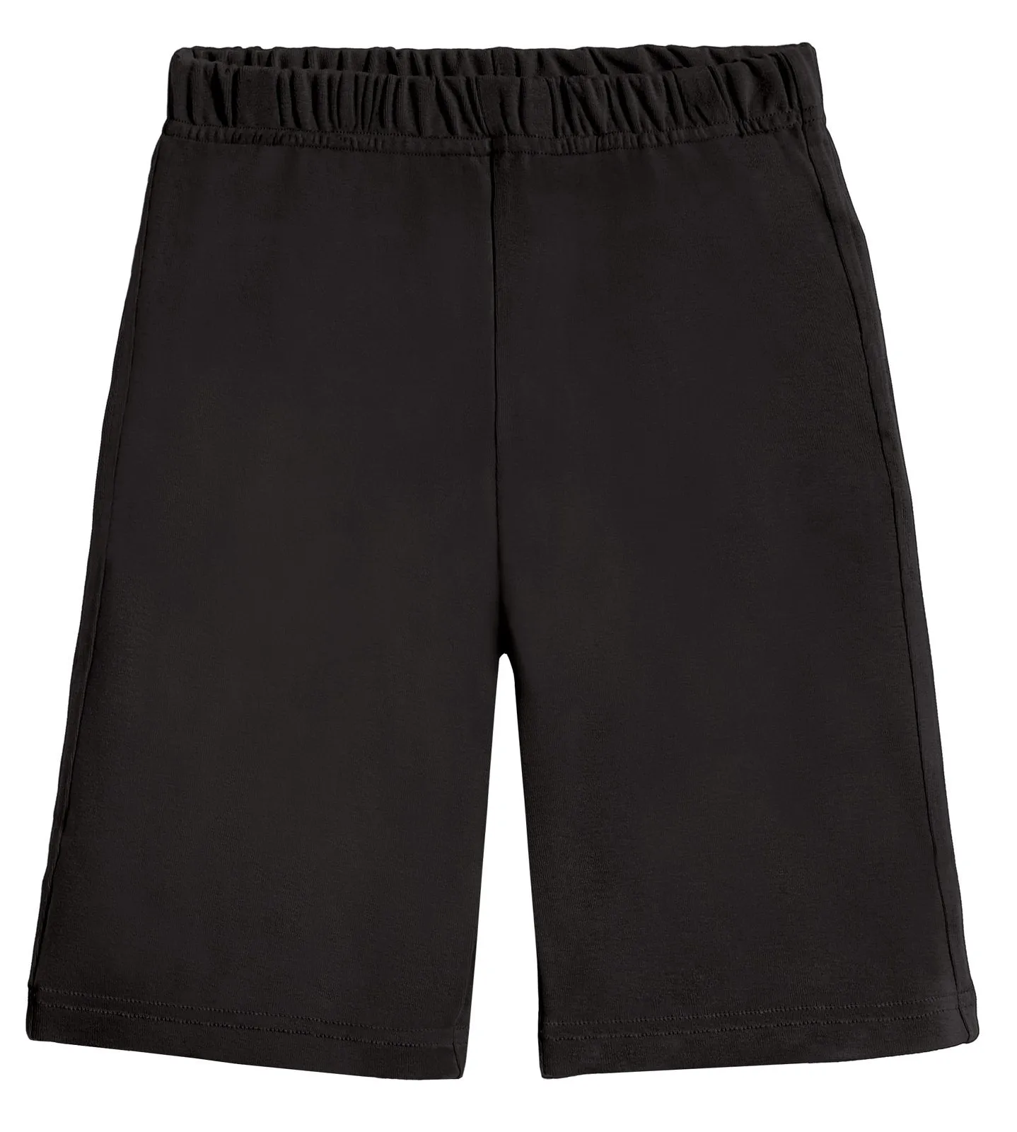 Boys Soft Cotton Athletic Short - UPF 50   | Black