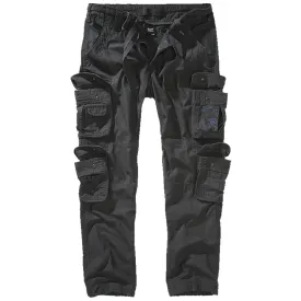 Brandit Pure Slim Fit Cargo Trousers Anthracite Grey