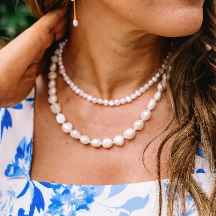 Brenda Grand Fresh Water Pearl Necklace