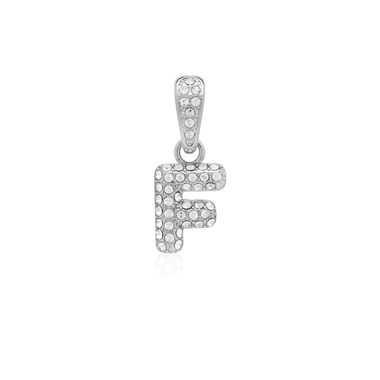 Bubble Initial Pendant (Silver)