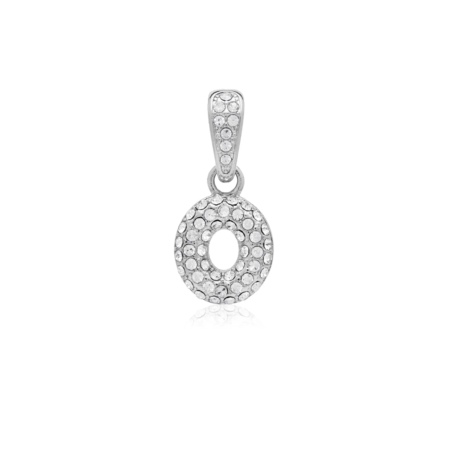 Bubble Initial Pendant (Silver)