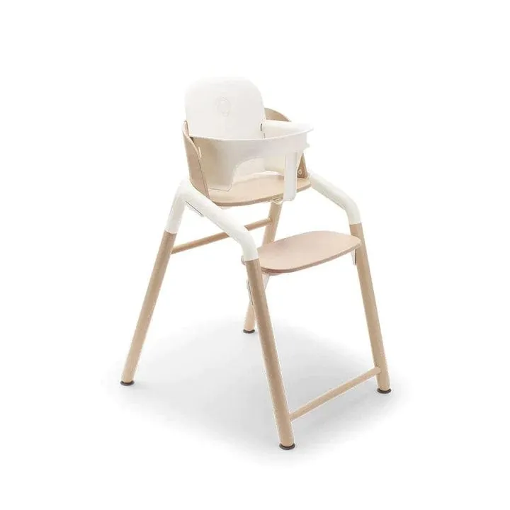 Bugaboo Giraffe Highchair with Complete Baby Set - Wood/White