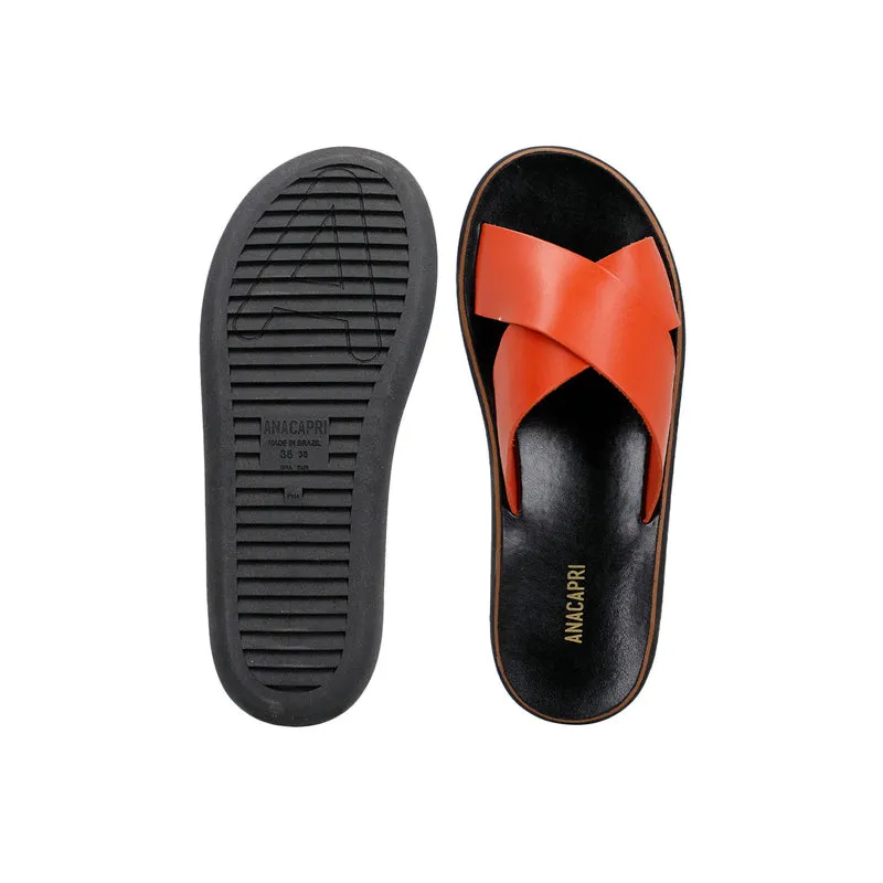 C3040400090032 Flats Sandal- Orange