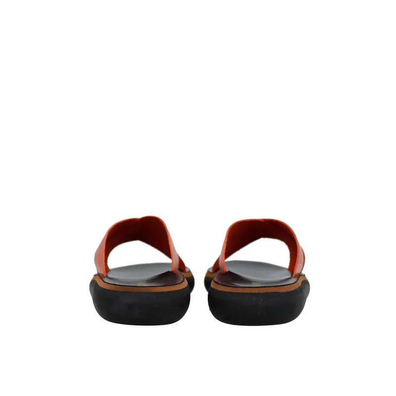 C3040400090032 Flats Sandal- Orange