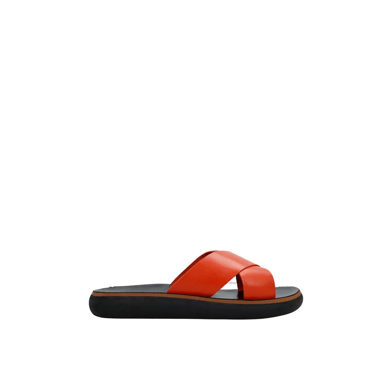 C3040400090032 Flats Sandal- Orange