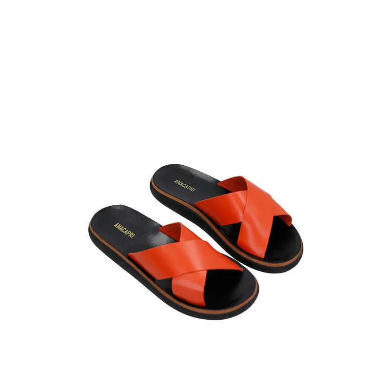 C3040400090032 Flats Sandal- Orange