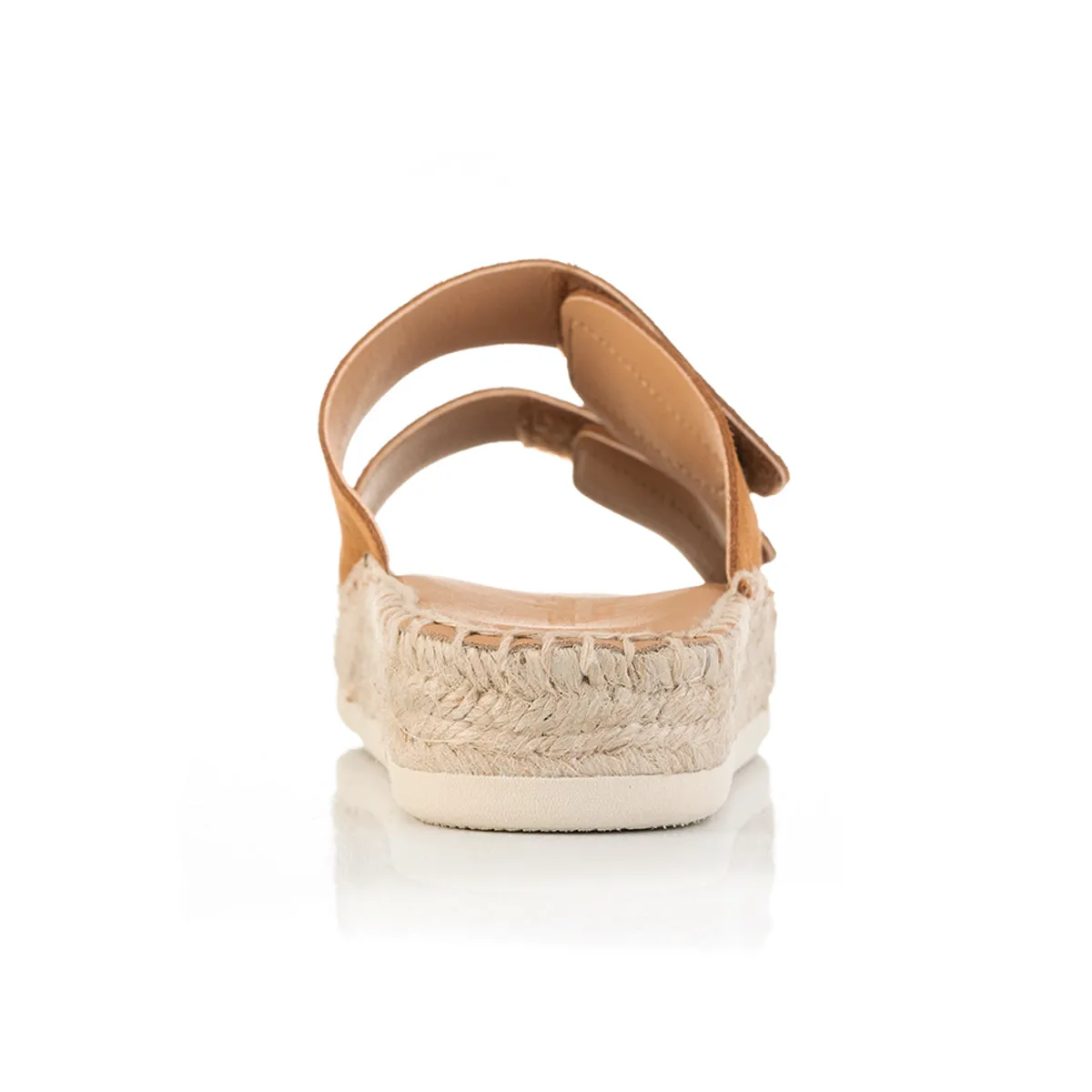 Candy - Wide Fit Espadrille - Tan Suede