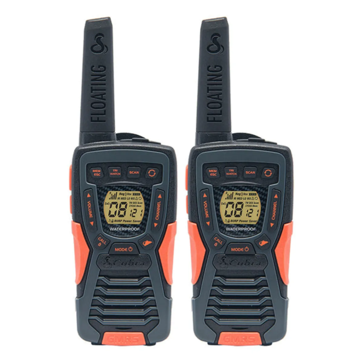 Cobra ACXT1035R Two-Way Floating Radio 2-Pack