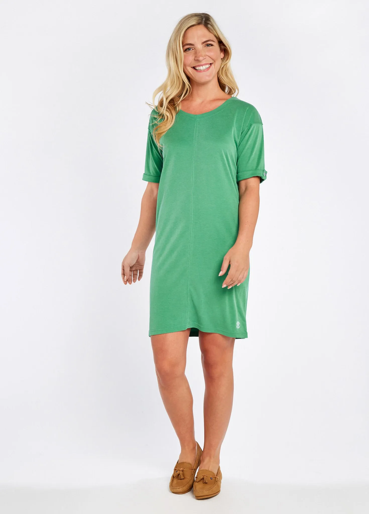 Coolbeg Tunic Dress - Kelly Green