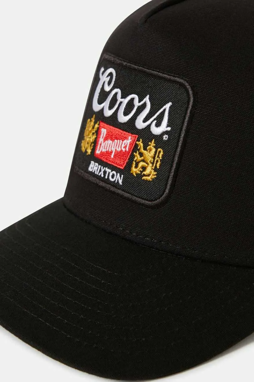 Coors Start Your Legacy Griffin Trucker Hat - Black/Black