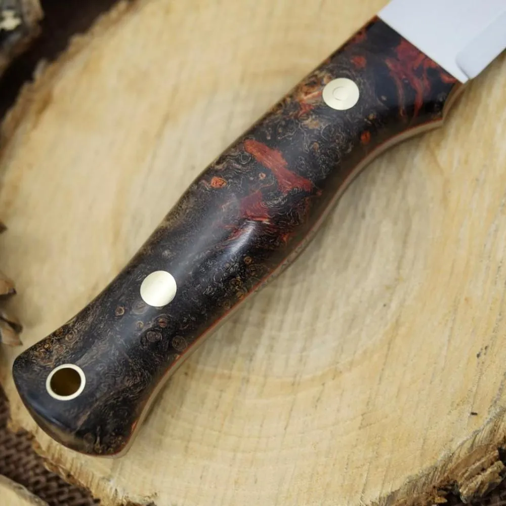 CPM3V Explorer: Black & Red Box Elder Burl