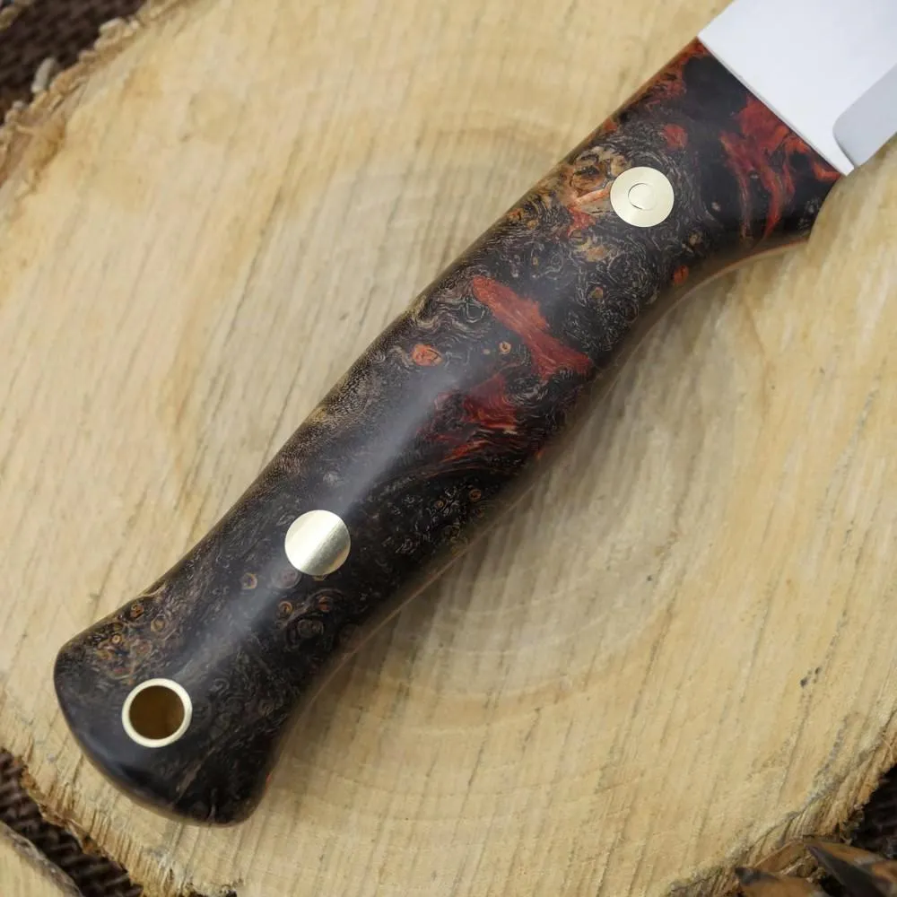 CPM3V Explorer: Black & Red Box Elder Burl