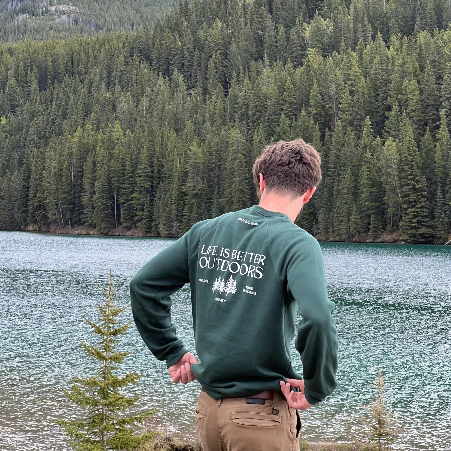 Crewneck - Forest Green