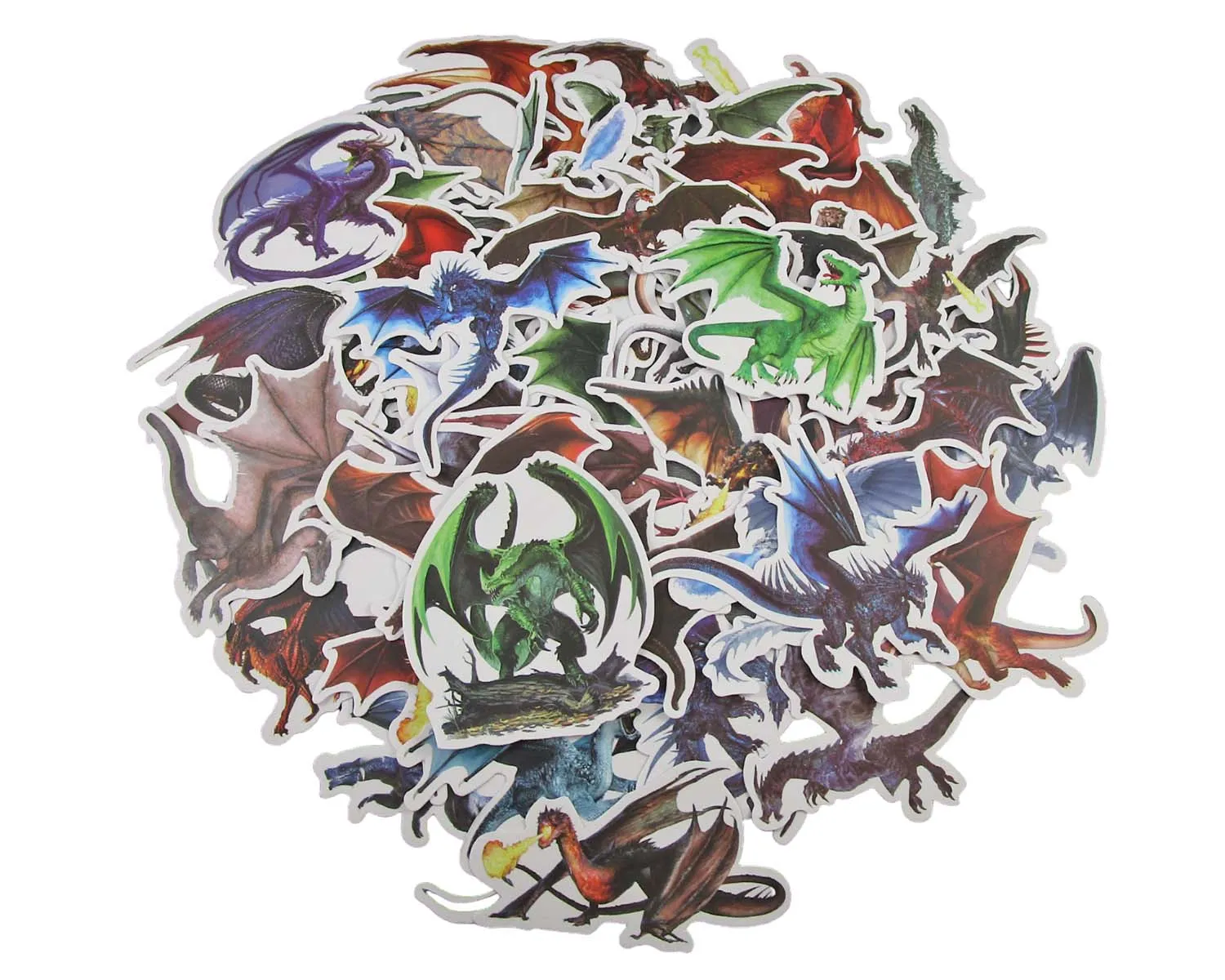 Dragons Sticker Pack - Waterproof PVC Stickers 50pc J270