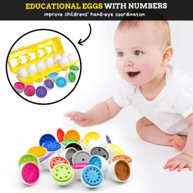 Educational Matching Eggs (12 pcs set)