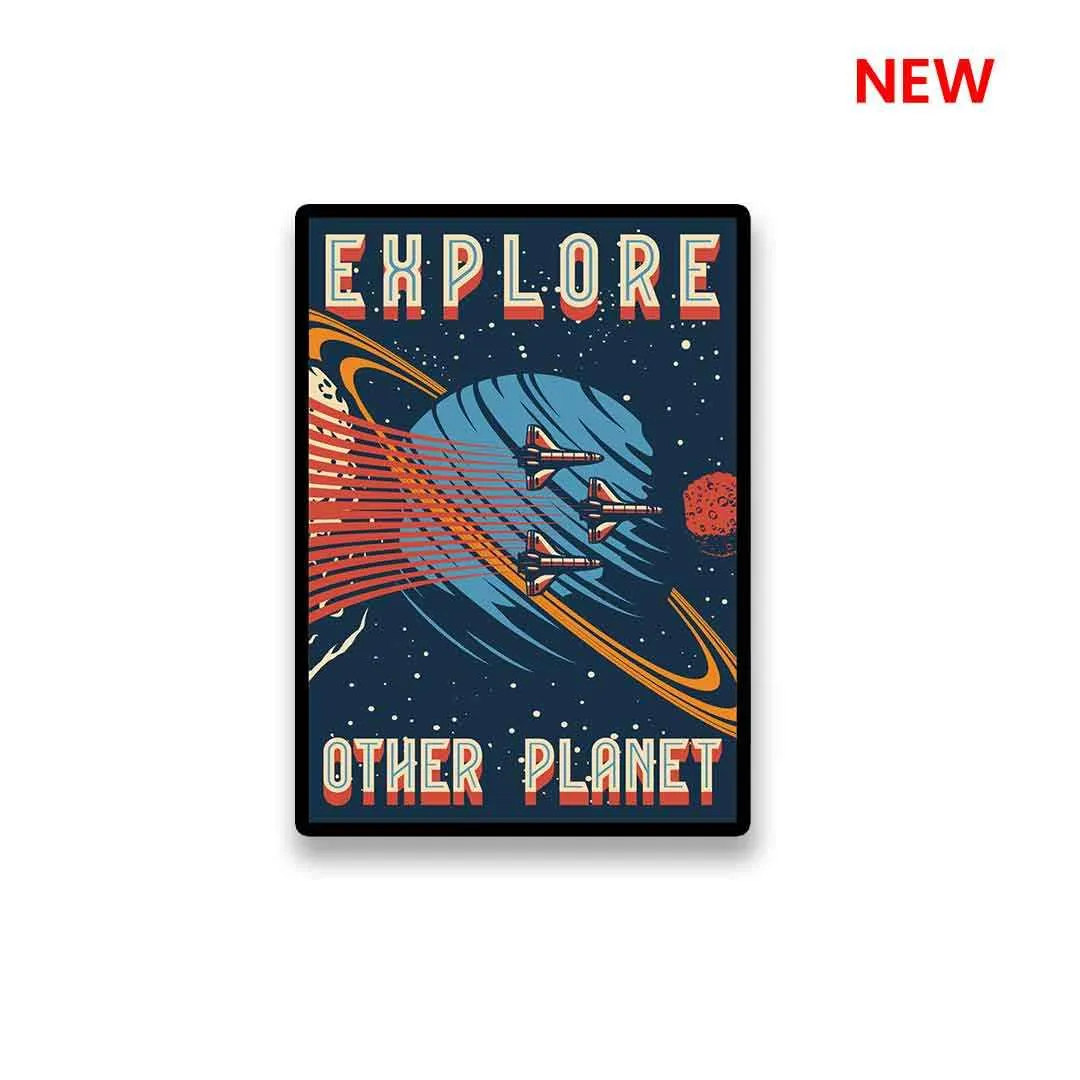 Explore Other Planet Sticker