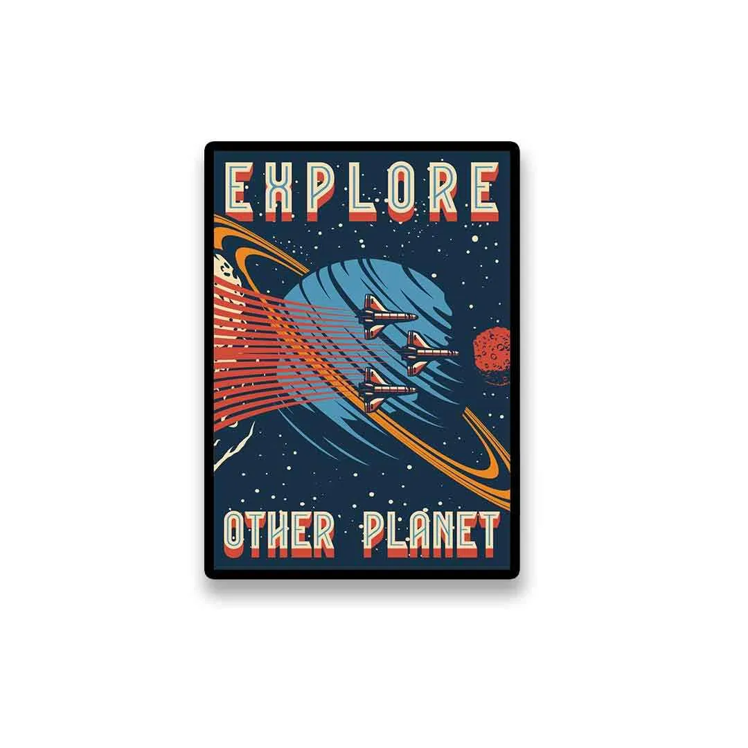 Explore Other Planet Sticker