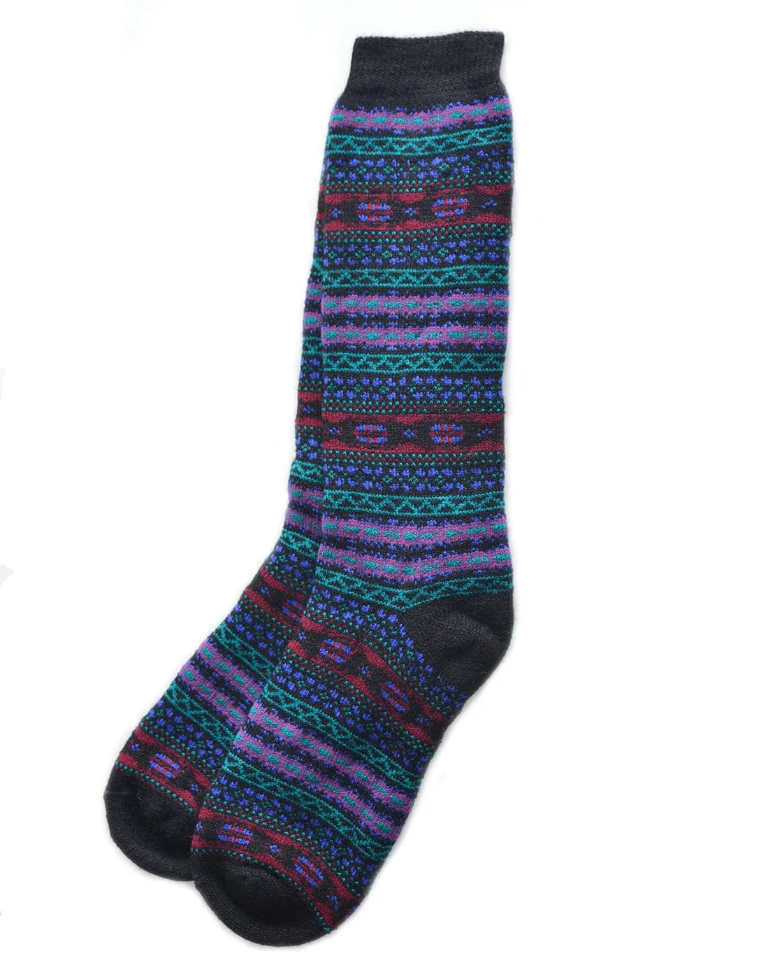 Fair Isle Alpaca Socks