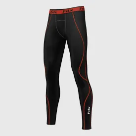 Fdx Blitz Red Men's & Boy's Compression Base Layer Tights