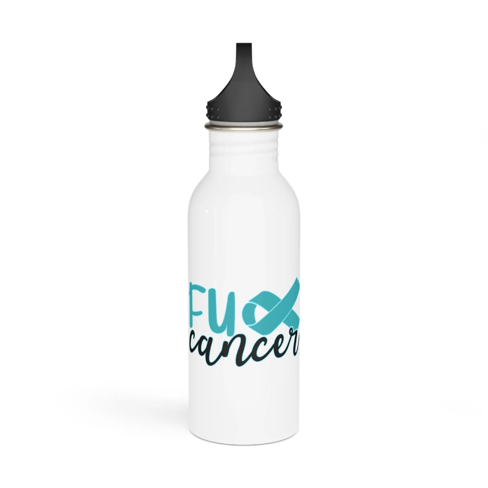 Fuck Cancer Stainless Steel Water Bottle