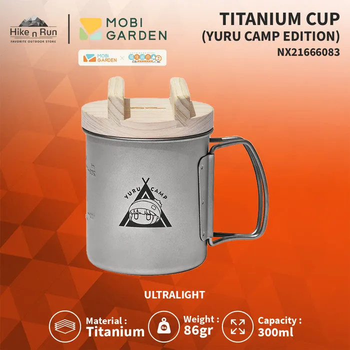 Gelas Camping Mobi Garden NX21666083 Ultralight Yuru Camp Titanium Cup